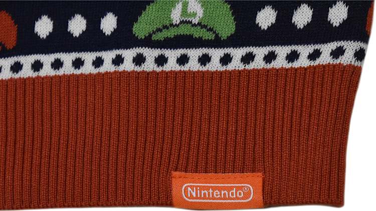 【激安通販オンラインショップ】 Decorative - Holiday Sweater Canada for Site Official Nintendo - トップス